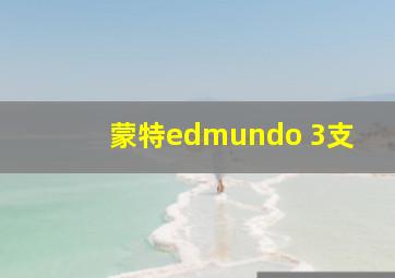 蒙特edmundo 3支